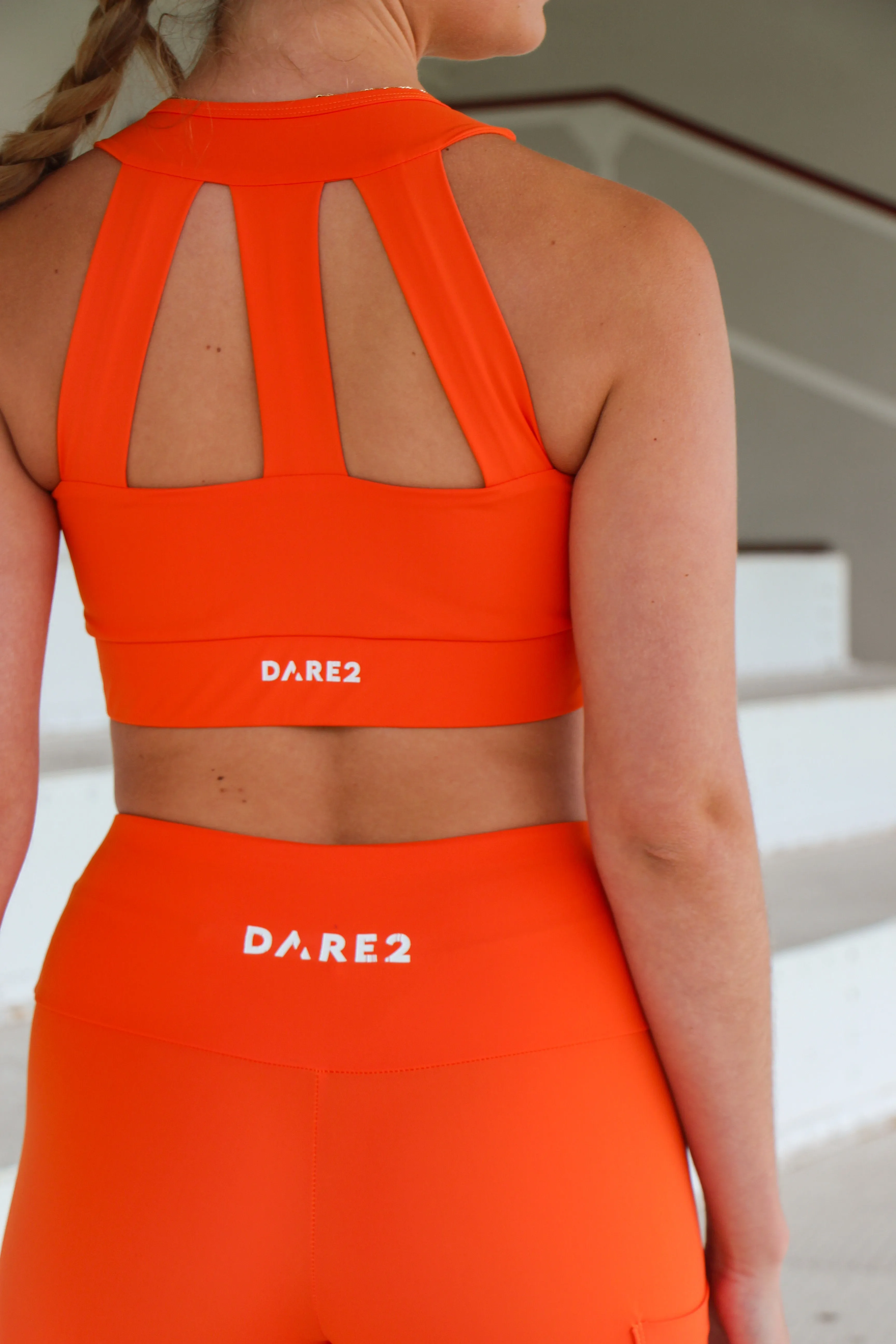 Tiger Orange Sports Bra