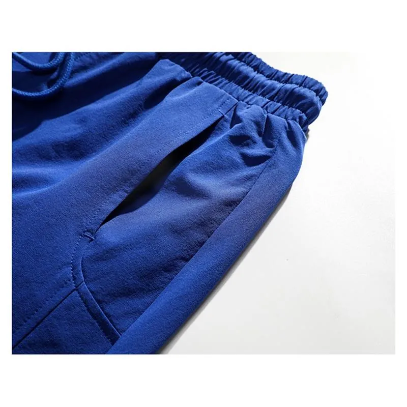 Versatile Drape Feeling Drawstring Waist Shorts