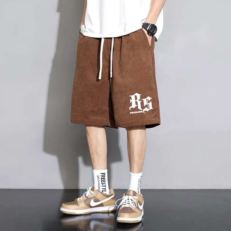 Versatile Drawstring Waist Workwear Pocket Drape Feeling Shorts