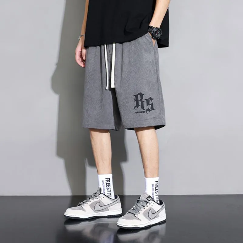 Versatile Drawstring Waist Workwear Pocket Drape Feeling Shorts