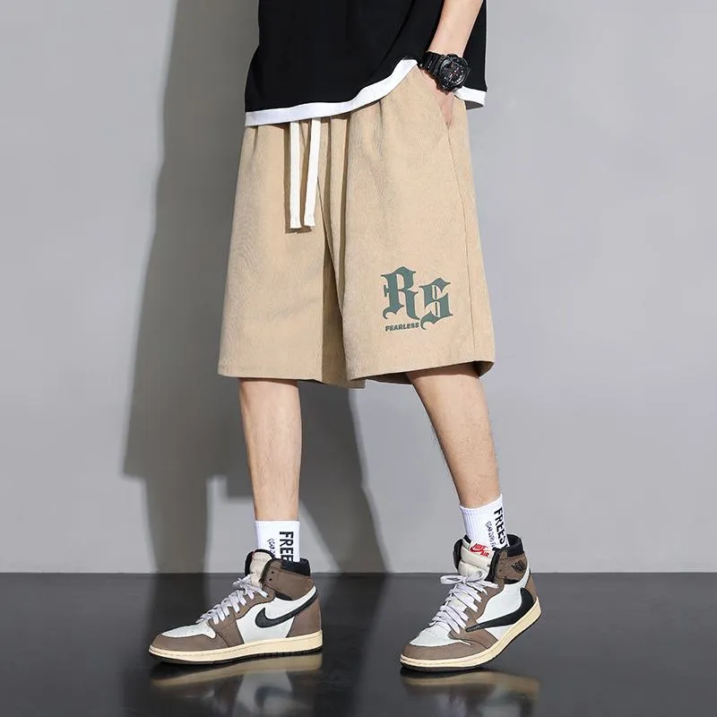 Versatile Drawstring Waist Workwear Pocket Drape Feeling Shorts