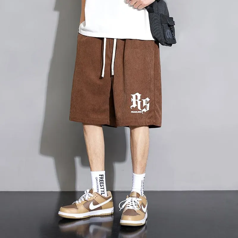 Versatile Drawstring Waist Workwear Pocket Drape Feeling Shorts