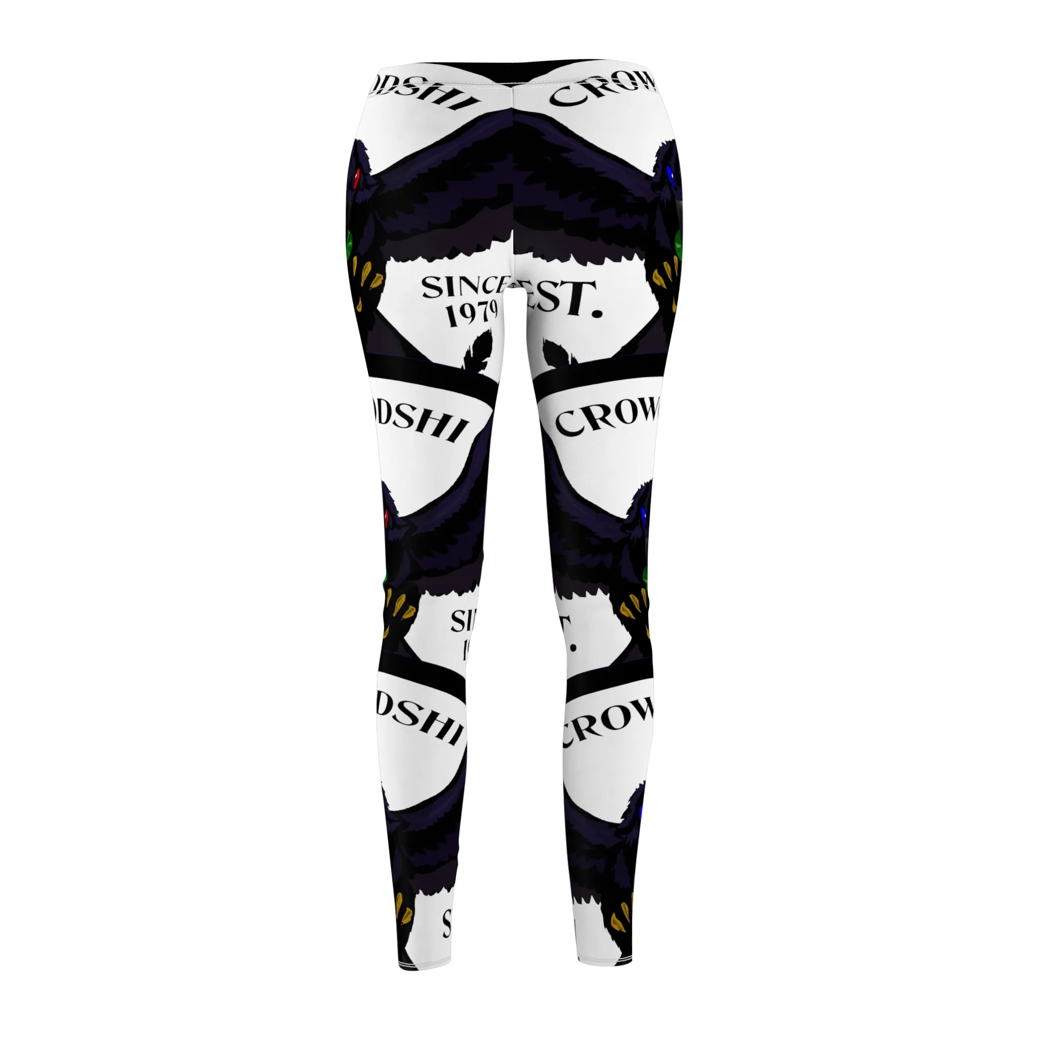 Women's Crowgodshi First Generation #2 Limited Edition Leggings, WHITE LOGO