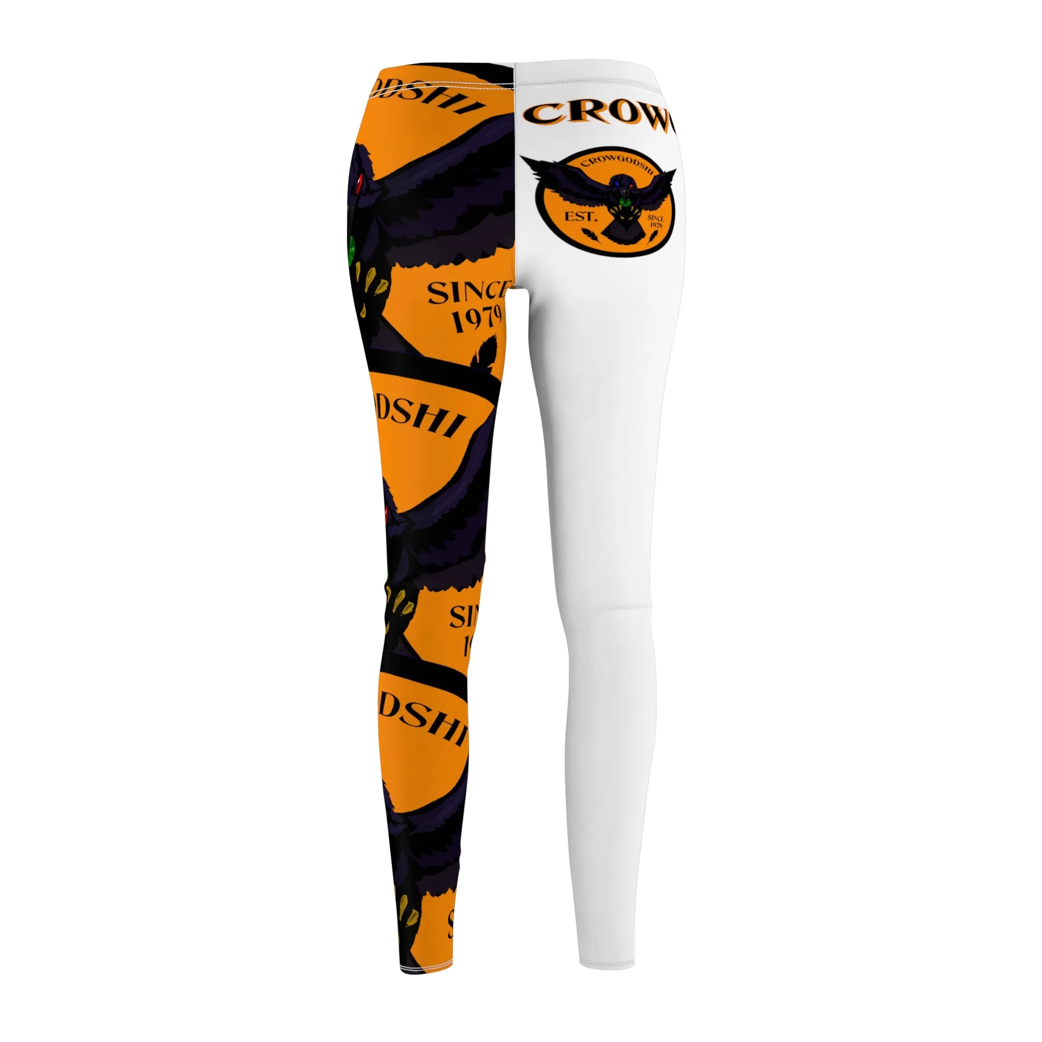 Women's Crowgodshi First Generation Limited Edition Leggings, ORANGE LOGO