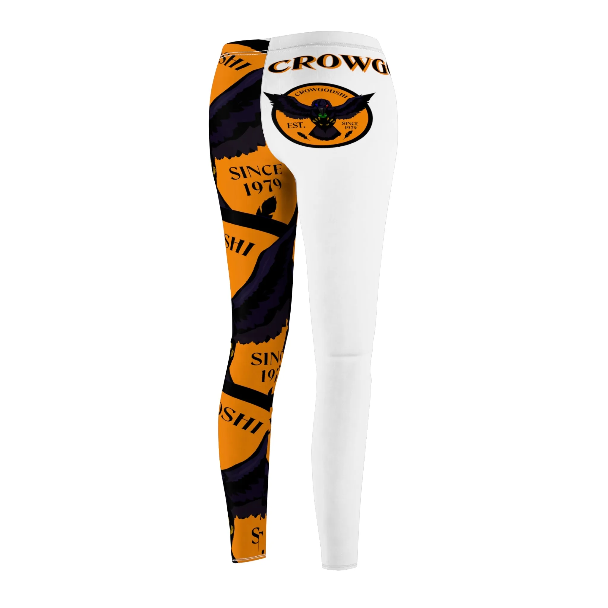 Women's Crowgodshi First Generation Limited Edition Leggings, ORANGE LOGO
