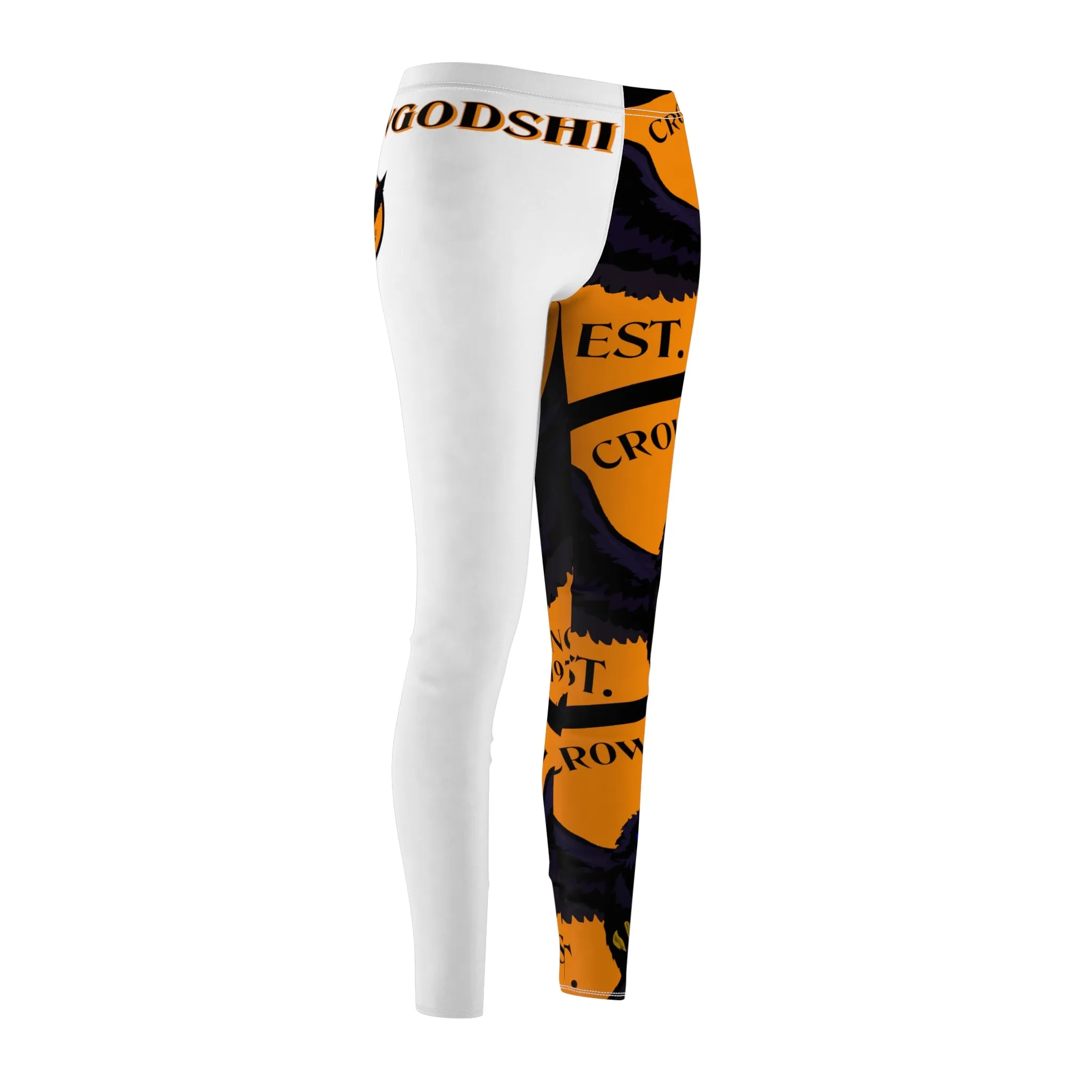 Women's Crowgodshi First Generation Limited Edition Leggings, ORANGE LOGO