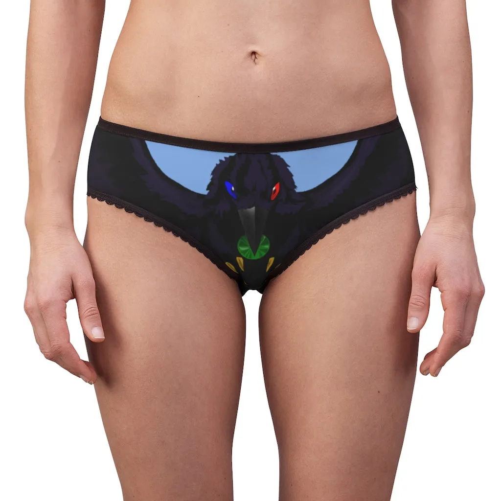 Women's Crowgodshi First Generation Limited Edition Panties, CAROLINA BLUE LOGO