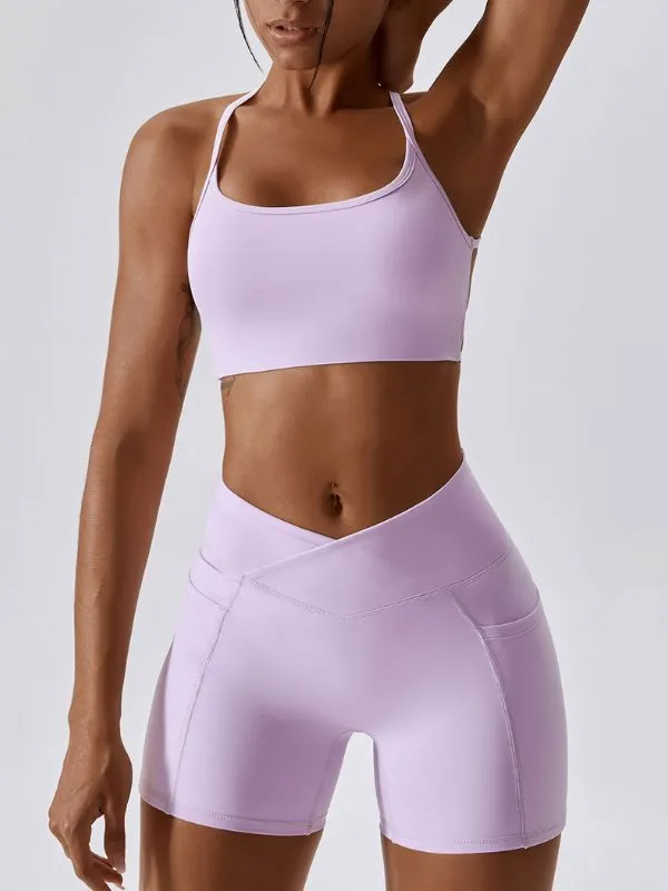 ZASUWA Female Halter Beautify Back Sports Bras